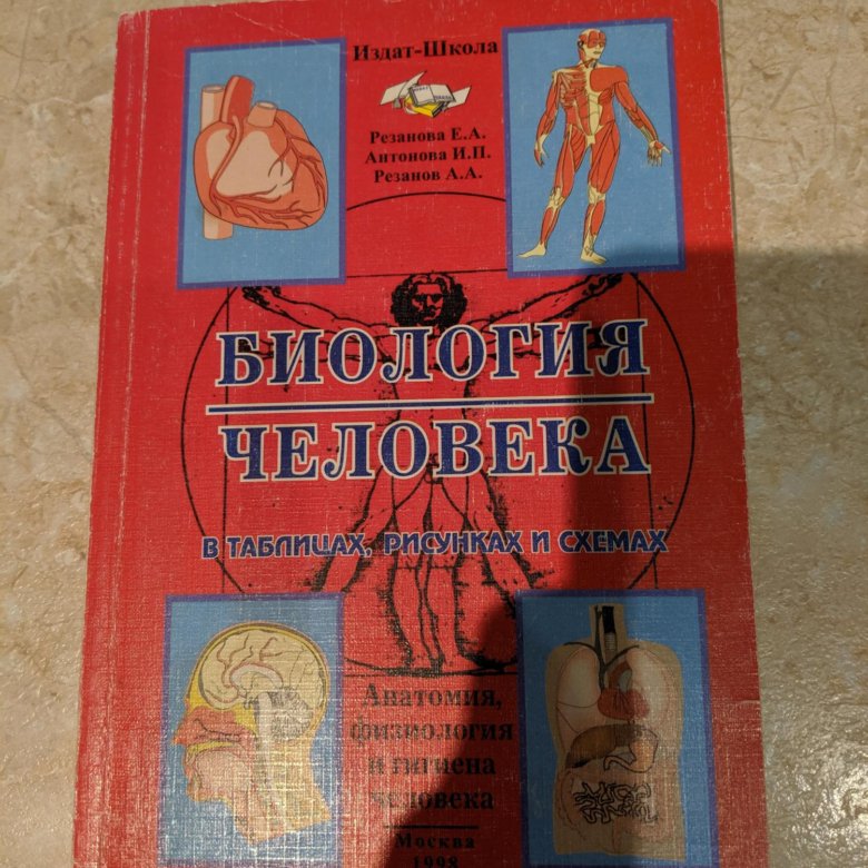 Биология человека в таблицах рисунках и схемах резанова читать