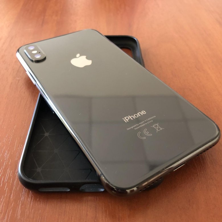 Iphone x black фото