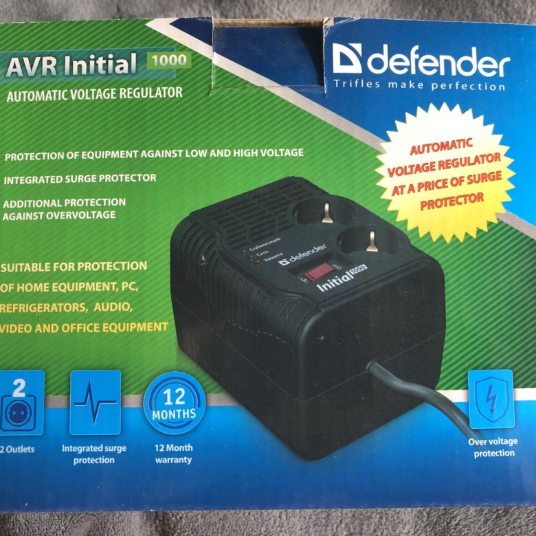 Avr initial. Стабилизатор Инициал 1000. Defender initial 1000 схема