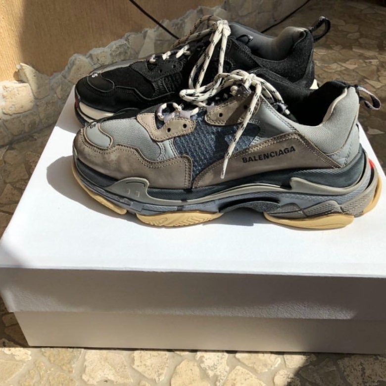 Balenciaga Triple s Grey 012 серые