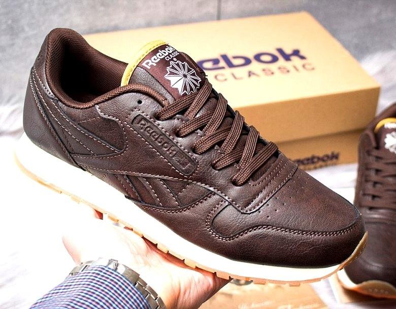 Classic Leather Reebok мужские коричневые