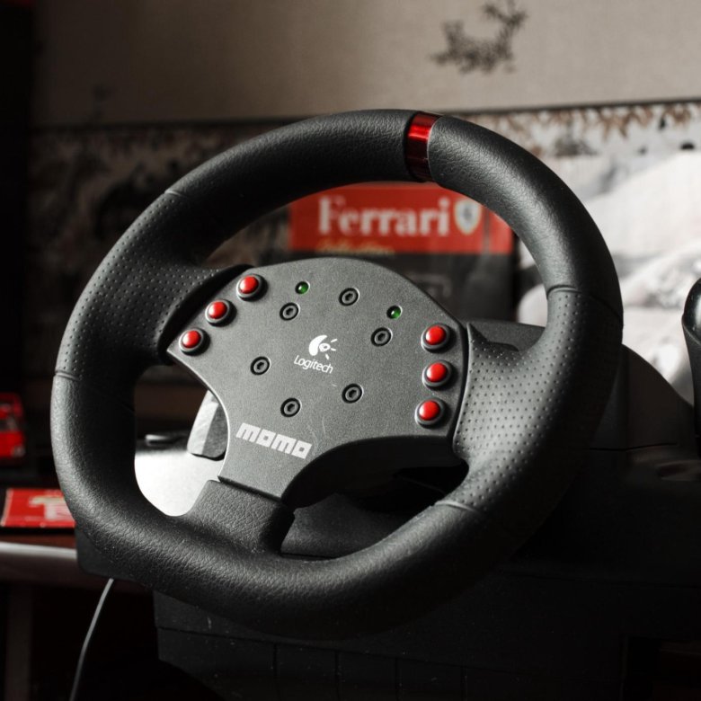 Игровой руль МОМО рейсинг. Logitech Momo Racing Force e-uh9. Руль Лоджитек МОМО.