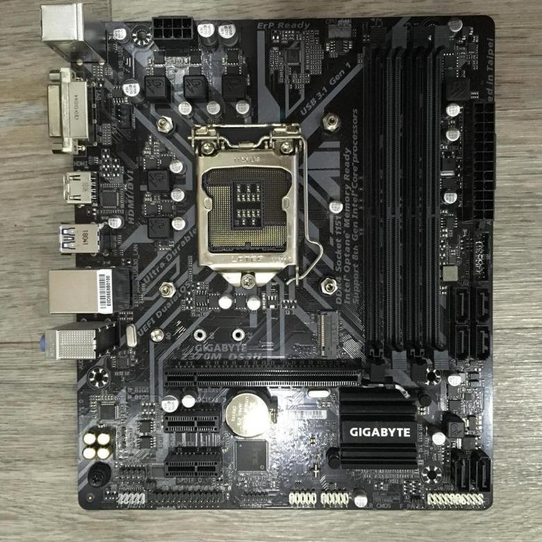 Gigabyte z370m d3h. Gigabyte z370m d3h