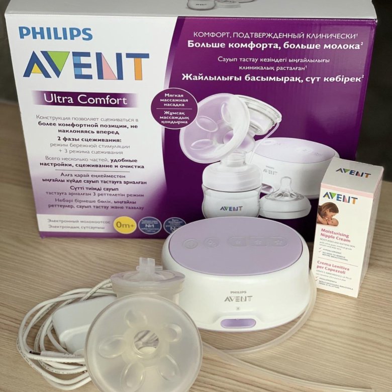 Электронный молокоотсос philips avent