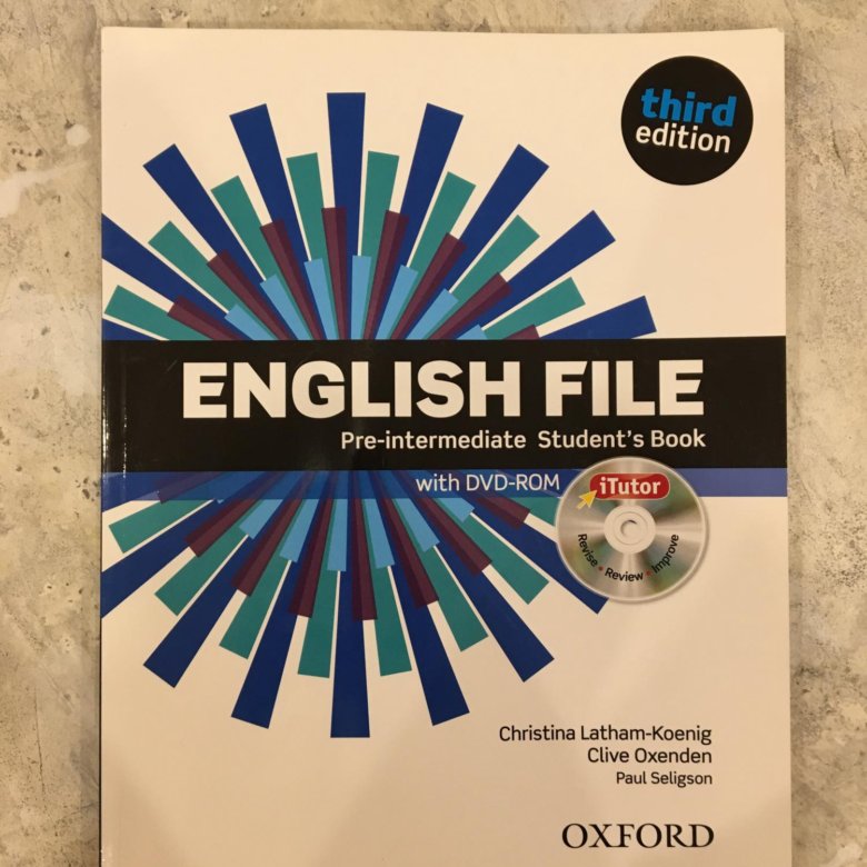 Учебник English file. English file 3 издание pre-Intermediate. Учебник английского English file. English file third Edition (3 издание) - pre-Intermediate.