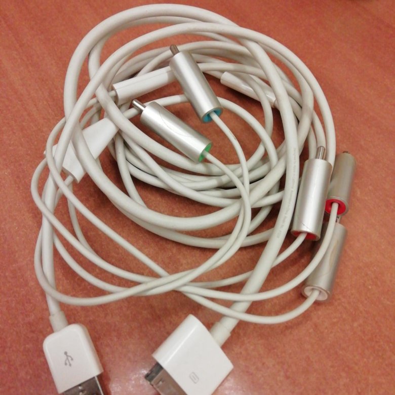 Компонентный кабель Apple Composite AV Cable купить в Москве, цена 1