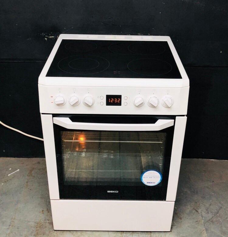 Беко csm 67300 gm как снять стекло Плита стеклокерамическая "BEKO CSM 67300GW" - купить в Москве, цена 12 000 руб.,