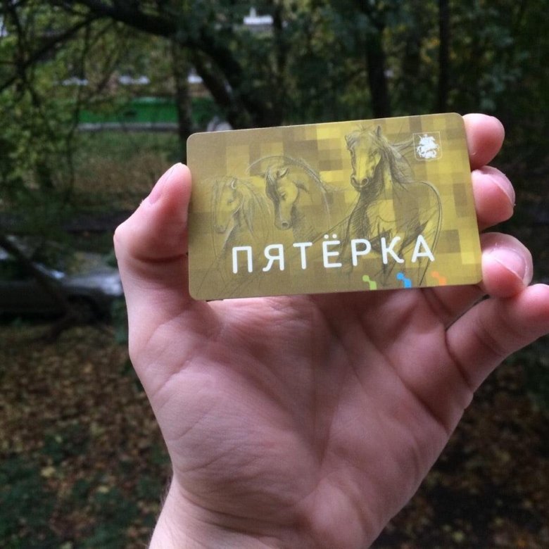 Транспортная карта пятерка