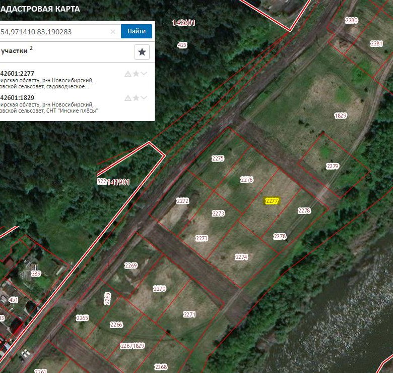 Барышево новосибирская область карта