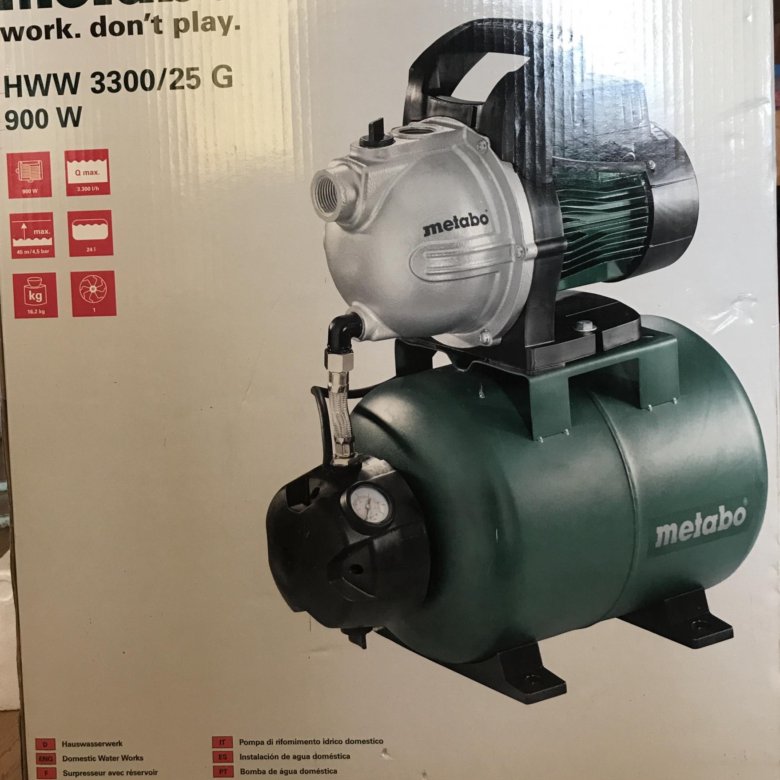 Насосные станции metabo hww