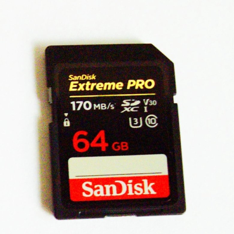 Карты памяти sandisk extreme pro