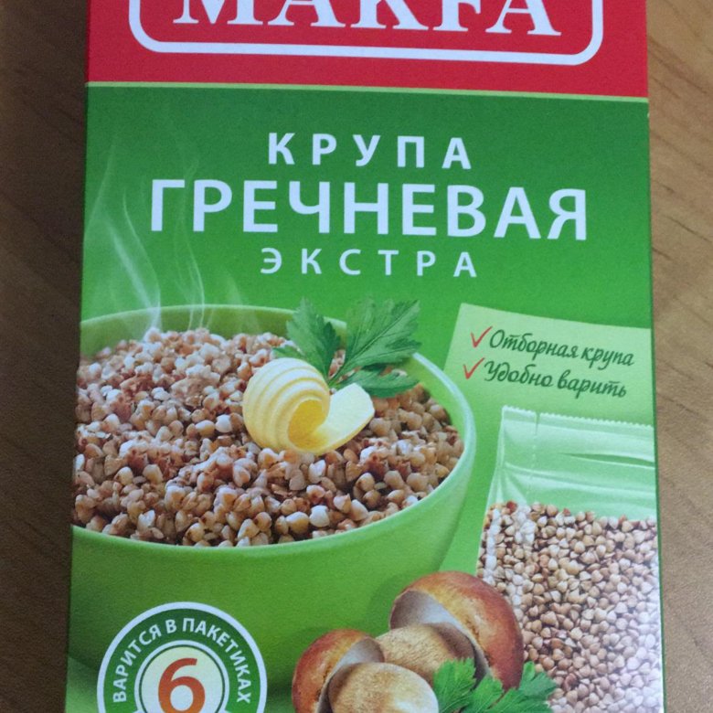 Гречневая каша фото упаковка