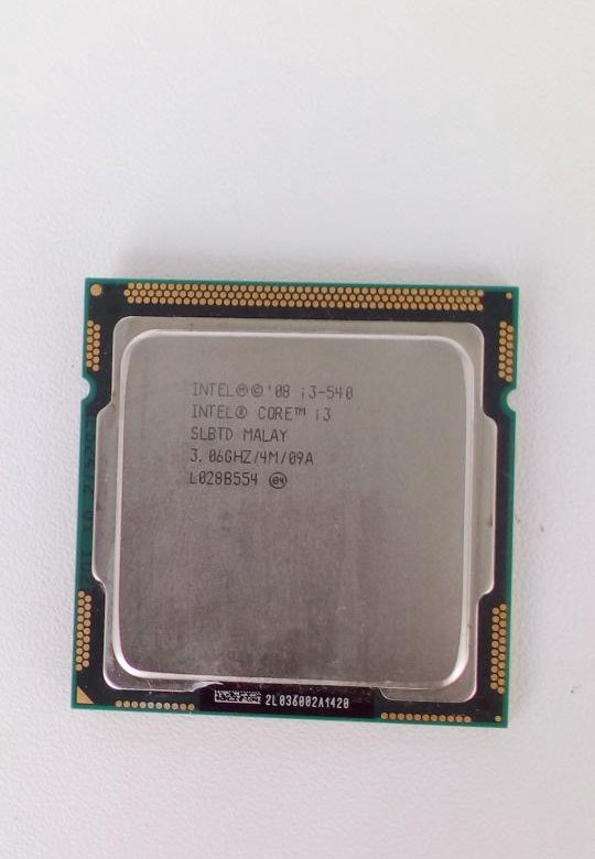 Intel core tm i3 540. Intel core tm i3 540