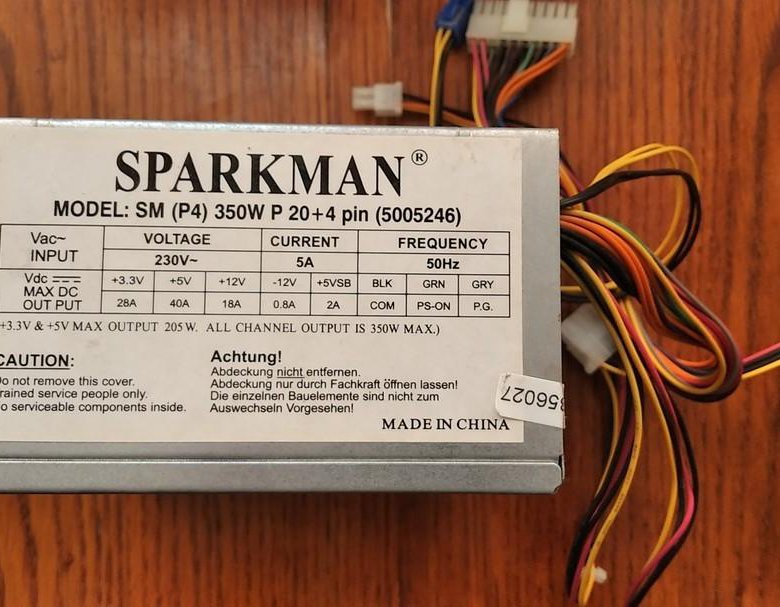 Sparkman sm 350w схема