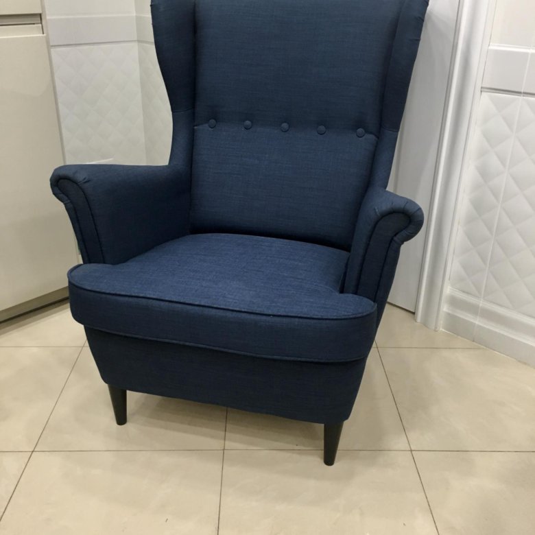Авито кресло икеа. Кресло СТРАНДМОН. СТРАНДМОН синий икеа. Кресло СТРАНДМОН синее. Кресло икеа синее.