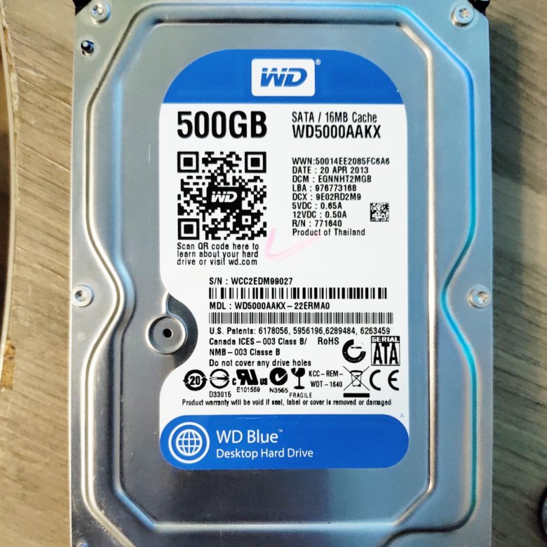 Hdd wd 500