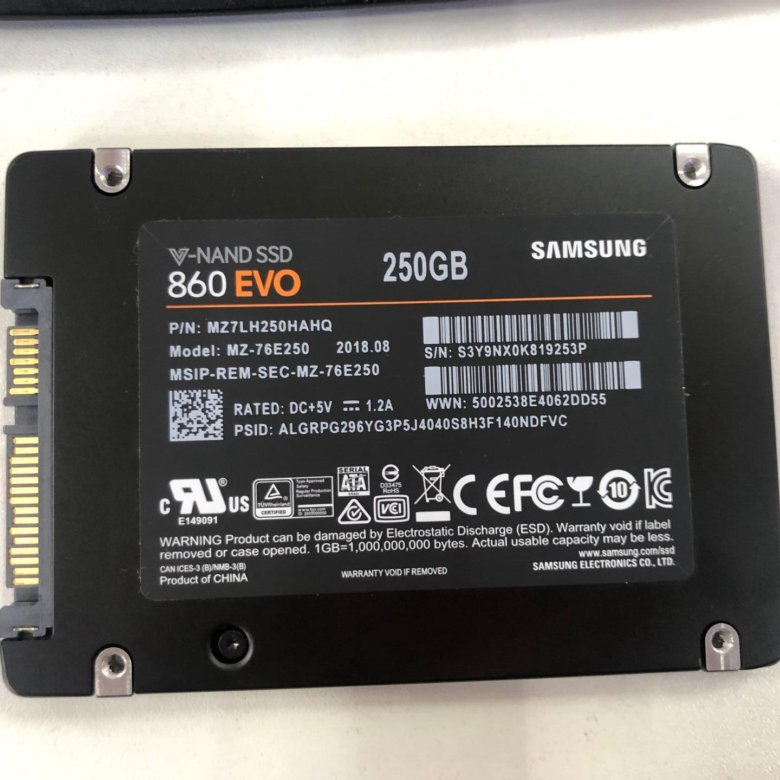 Ssd 860 evo 250gb