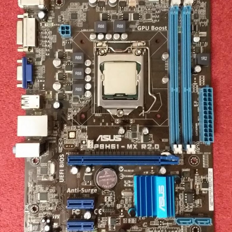 Плата asus p8h61 mx