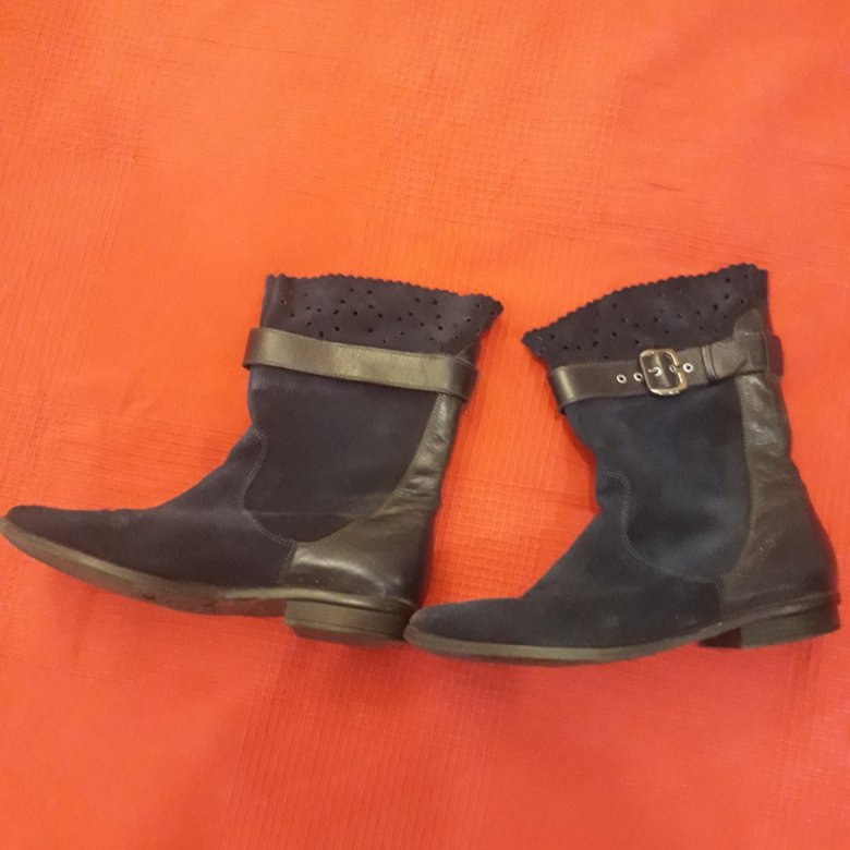 Сапожки из натуральной замши и кожи – купить в Москве, цена 1 500 руб ...