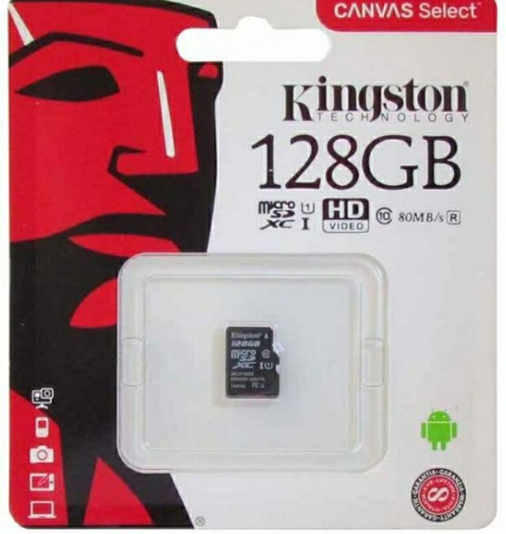 Kingston canvas select plus sdcs2 128gb