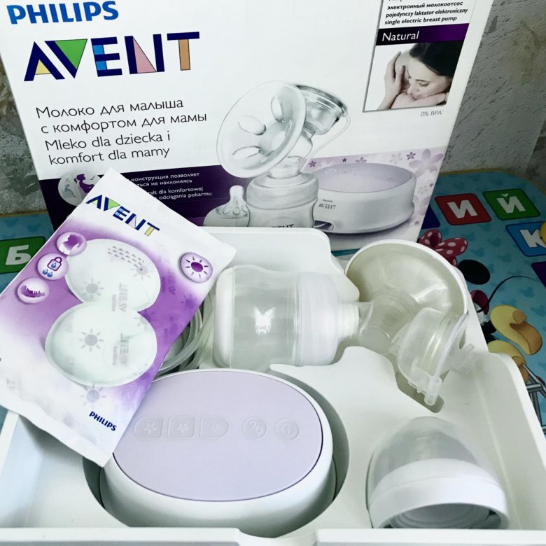 Электронный молокоотсос philips avent