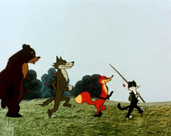 Кот рыболов мультфильм 1964