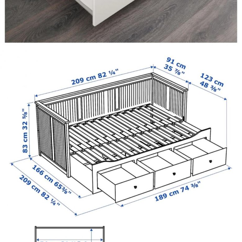 Тахта кровать размеры
