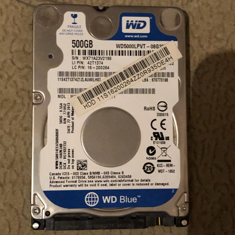 Wd blue 500 гб