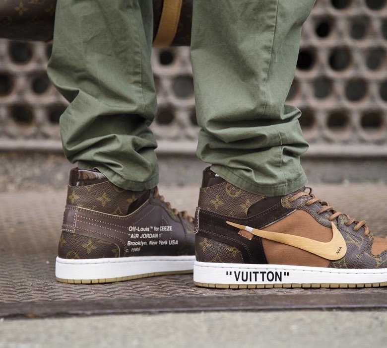 Air jordan 1 x cheap louis vuitton