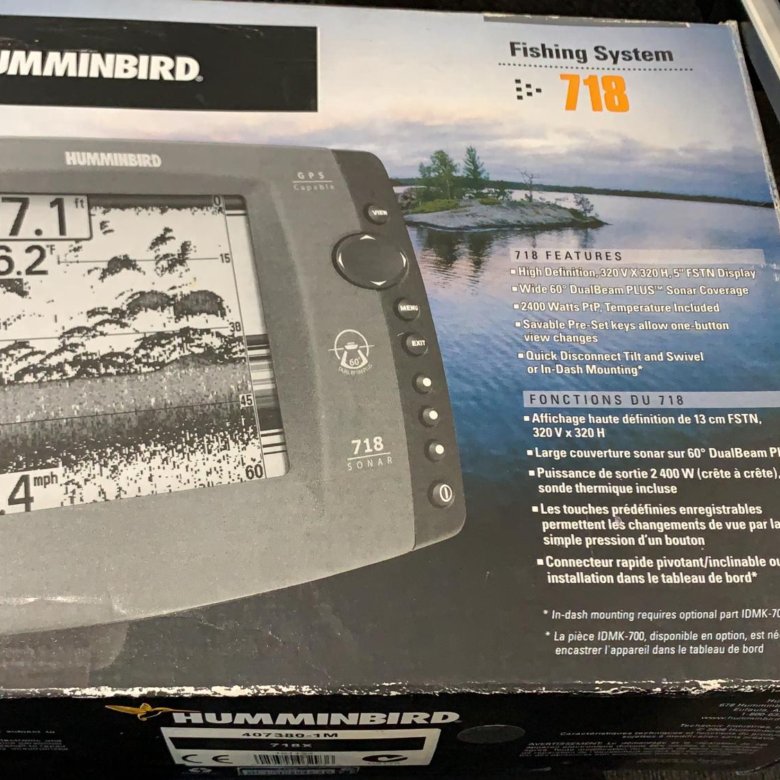 Подскажите по эхолоту humminbird 718