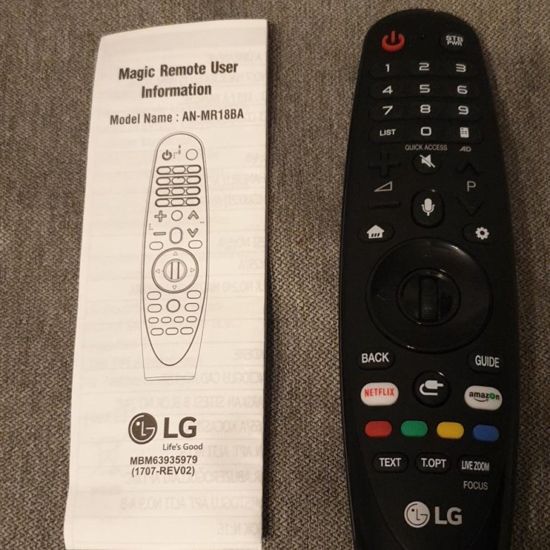 Пульт LG magic remote AN-MR18BA - купить в Сургуте, цена 2 6