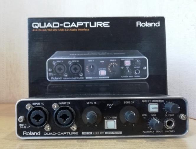 Звуковая карта quad capture roland quad