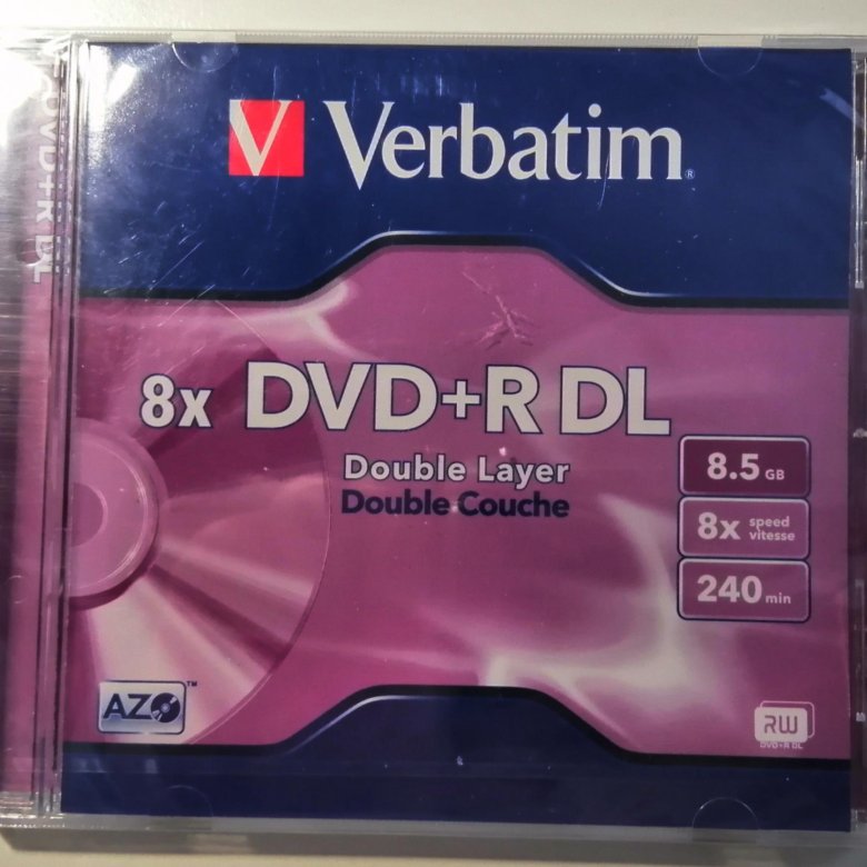 Dvd r verbatim 8.5