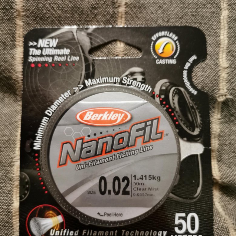 Леска Nanofil Berkley 0.02 – купить в Москве, цена 500 руб., продано 28 ...