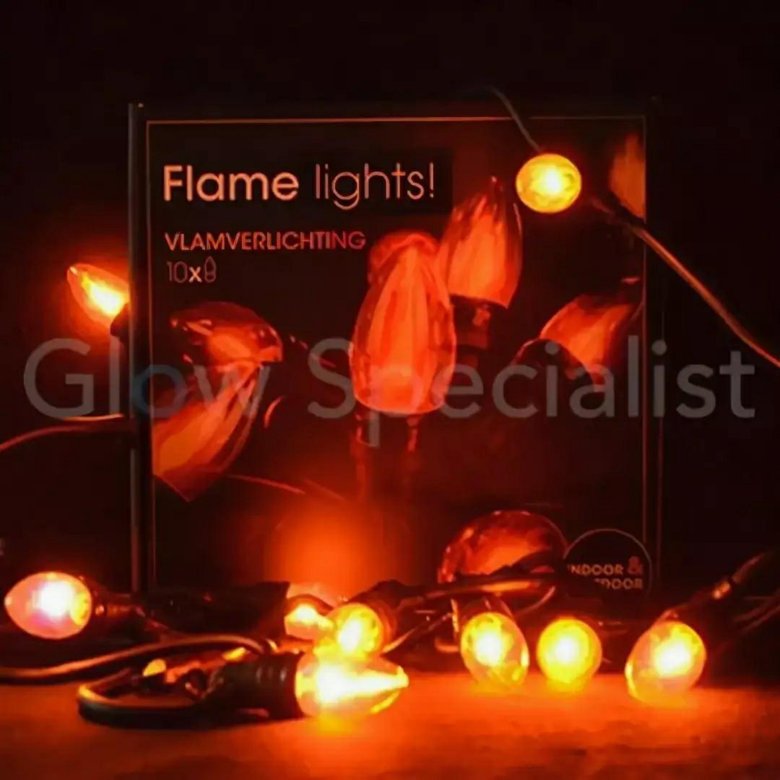 Glow flame. Гирлянда имитация огня. Universal Effects Flame Imitation