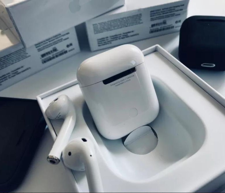 Airpods 2 оригинал фото со всех сторон