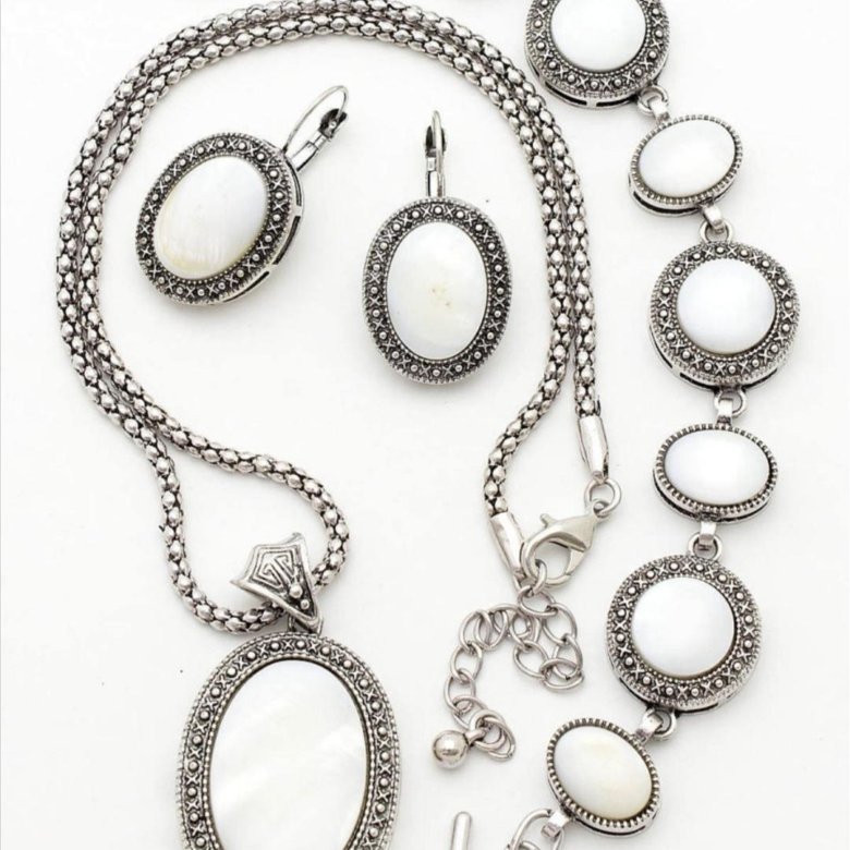 комплект с перламутром 010-pkm. украшения с перламутром. серебряные украшения с перламутром. Lucet комплекты из перламутра. бижутерия с перламутром.