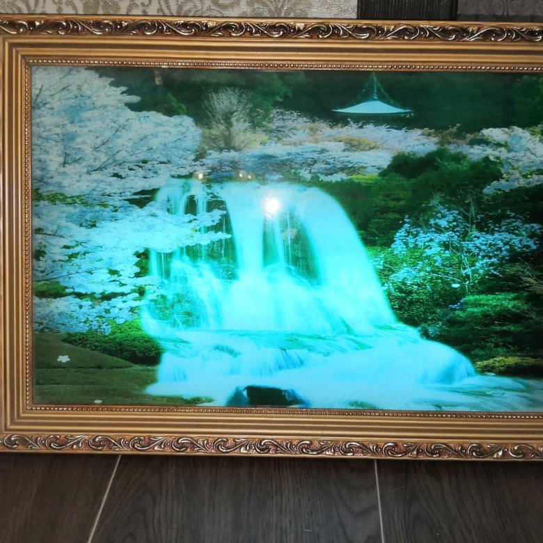 Купить живую картину. Картина водопад с подсветкой и звуками. Картина со звуком. Картина водопад с подсветкой и звуками природы. Музыкальная картина с водопадом.