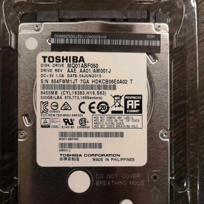 Toshiba Disk Drive mq01abf050. Дайте расшифровку Toshiba SATA lll.