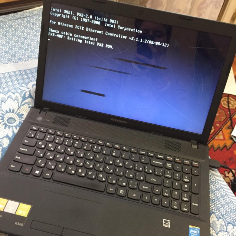 Lenovo g500 моргает экран