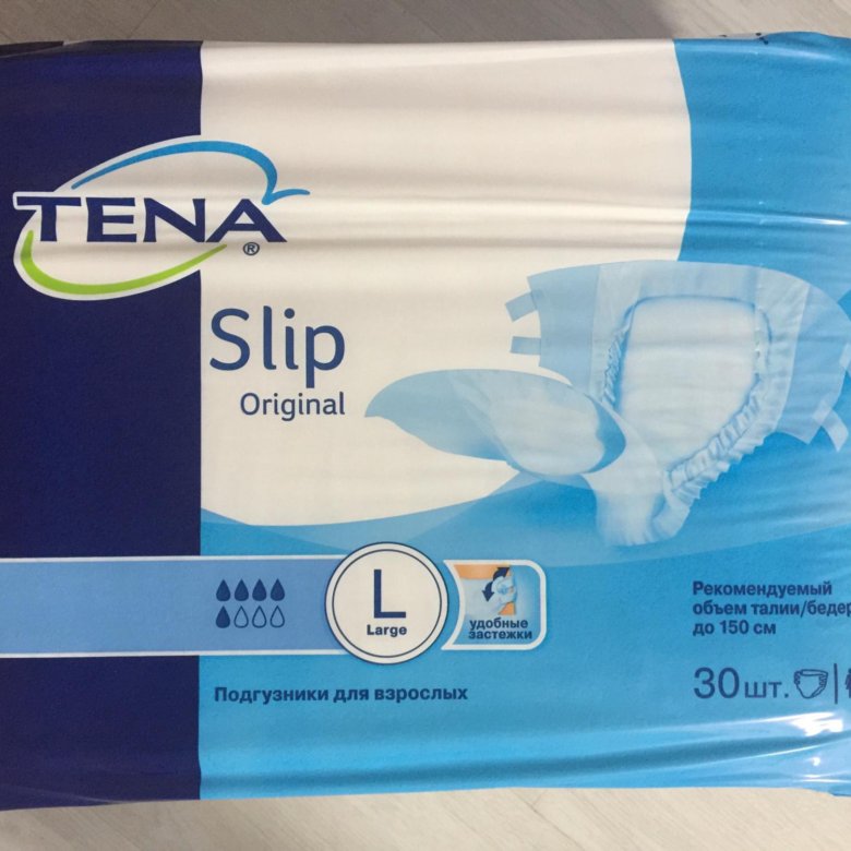 Город подгузников. Tena Slip Original l.