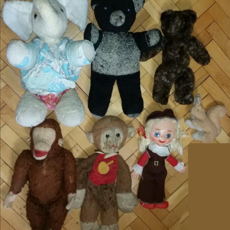 Игрушки СССР: плюшевые с резиновыми мордочками - Форум о куклах DP