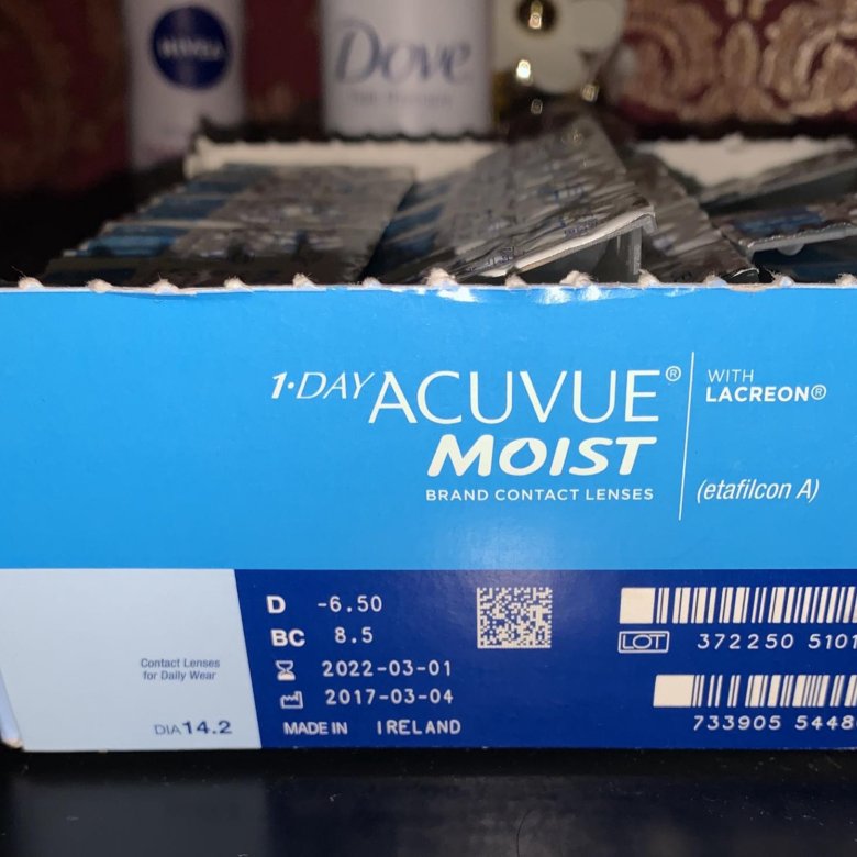 Линзы acuvue moist 5