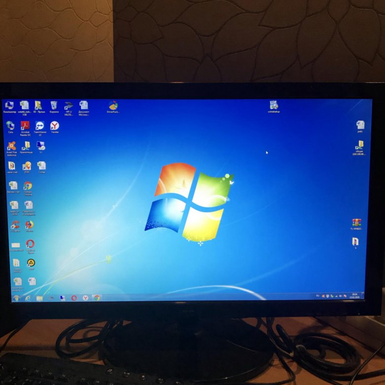 Днс s 23. Flatron e2342. LG монитор Flatron e2342. Виндовс 7. Фон рабочего стола Windows 7.