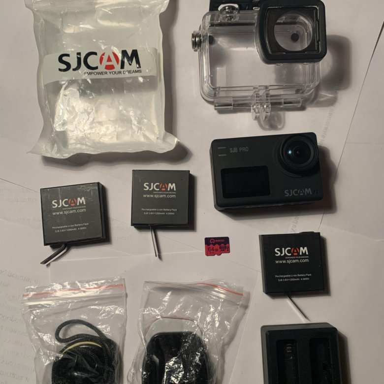 Камера sjcam sj8 pro карта памяти