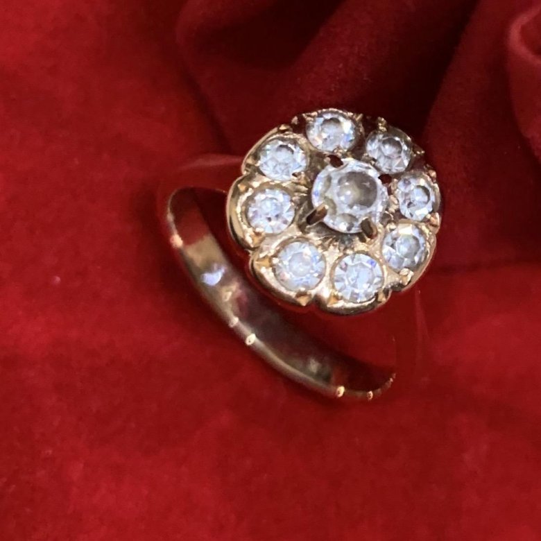Кольцо бахча с бриллиантами