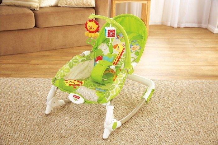 Шезлонг fisher price плюшевый щенок