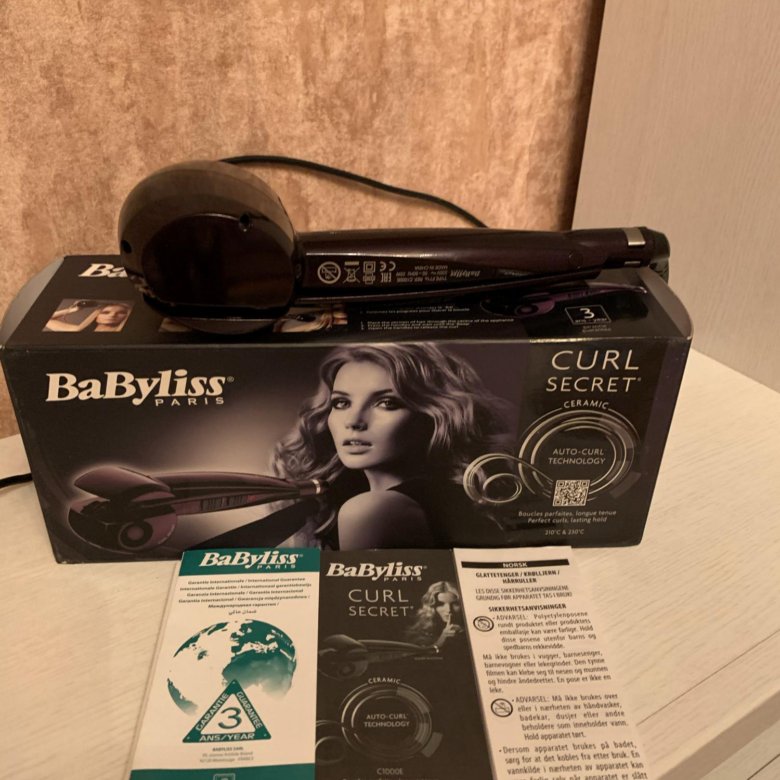 Стайлер оригинал. BABYLISS Curl Secret.