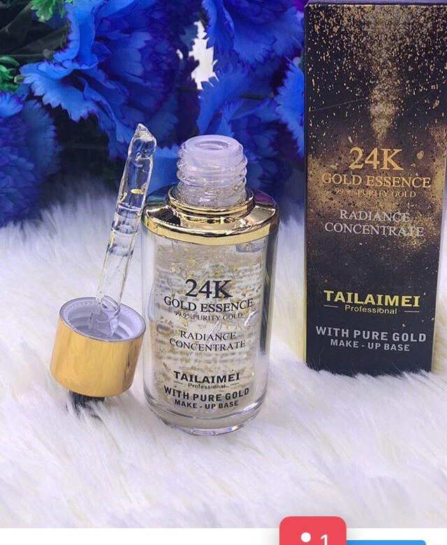 Radiance essence. Tailaimei эссенция для лица 24k Gold Essence with Pure Gold Radiance Concentrate.