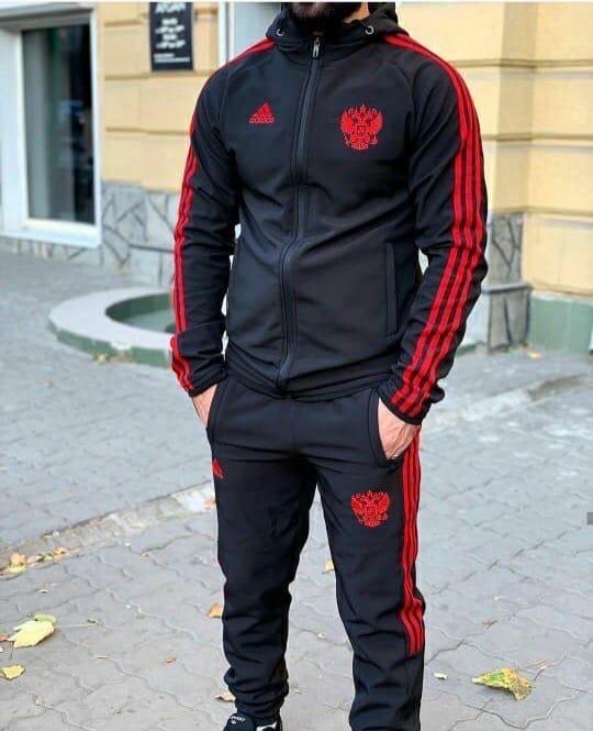 Adidas спортивка черный мужской